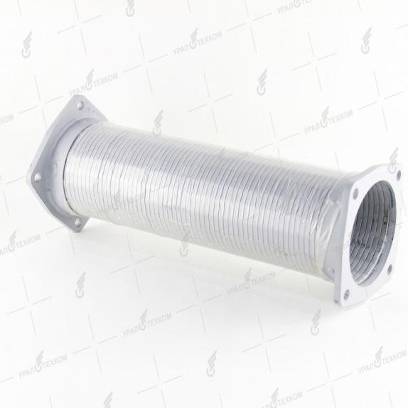 Фото: 4320Я3-1203099 Компенсатор глушителя (метал.рукав с фланцами) L=395-465 мм дв.ЯМЗ-236НЕ