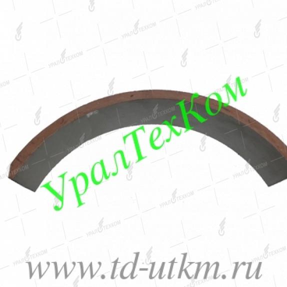 375-3507020 Накладка фрикционная колодки ручного тормоза на а/м Урал пр-во Россия