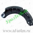 55571Х-3501090 Колодка рабочего тормоза н/о (под однополосный цилиндр)